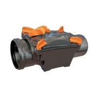 Mission DN100 Double Flap Inline NRV Domestic Socket  230mm