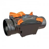 Mission DN150 Double Flap Inline NRVDomestic Socket  255mm