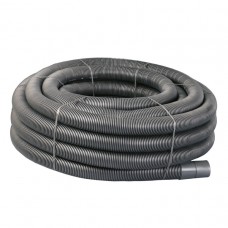 50mm (I.D) x 63mm (O.D.) x 50 Metre Twinwall Ducting Coil - BLACK
